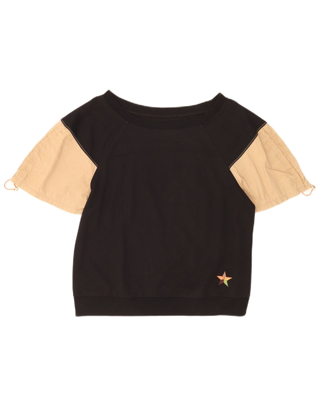 Pulover Benetton pentru femei UK 16, mare, negru, color block