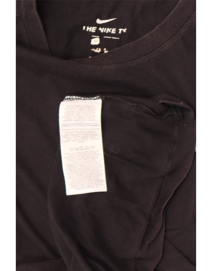 Tricou pentru bărbați Nike Top Mediu Negru Bumbac