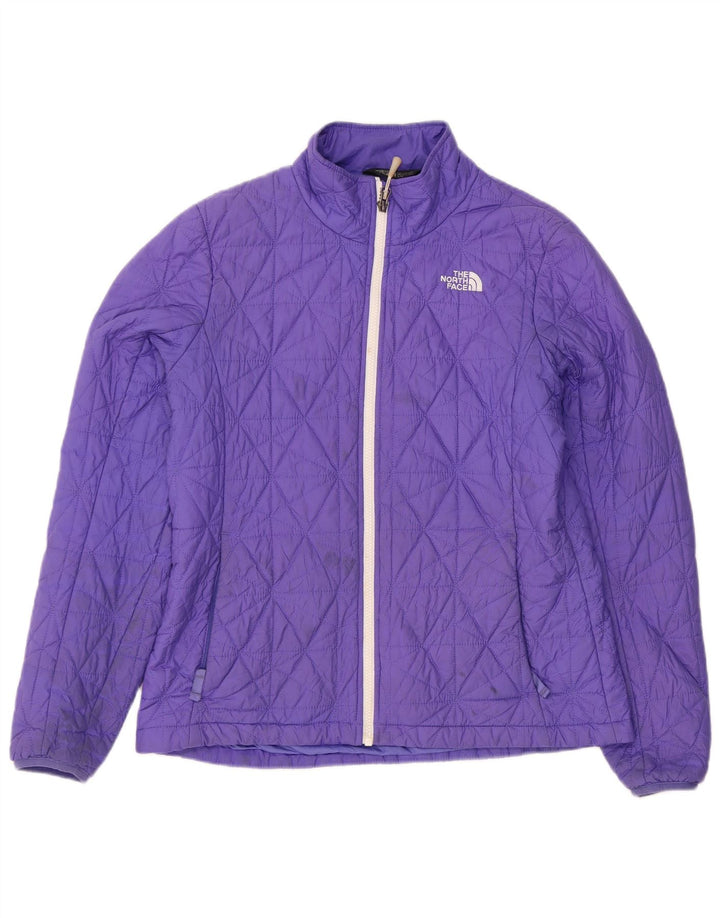 Jachetă matlasată The North Face pentru femei UK 16 Large Purple Nylon