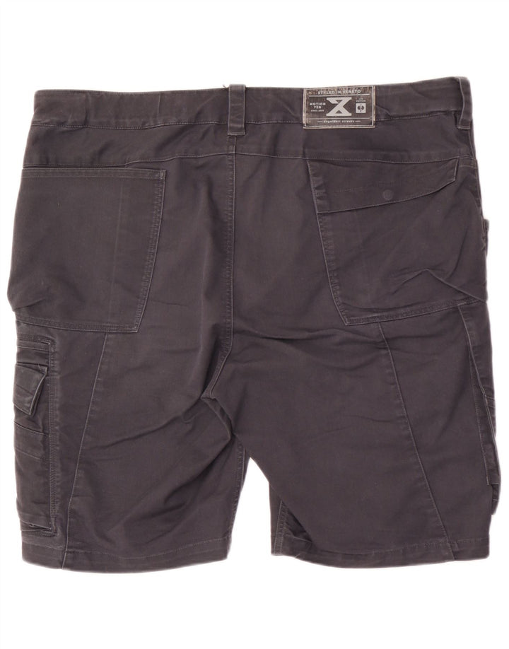 Pantaloni scurți cargo Engelbert Strauss pentru bărbați W46 3XL bumbac negru