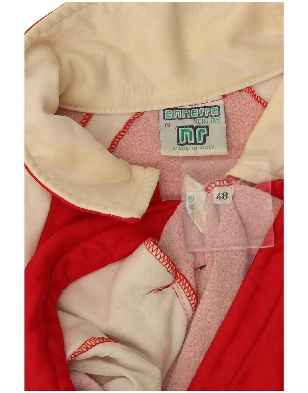 Jachetă de trening pentru bărbați Ennerre IT 48 Medium Red Colorblock