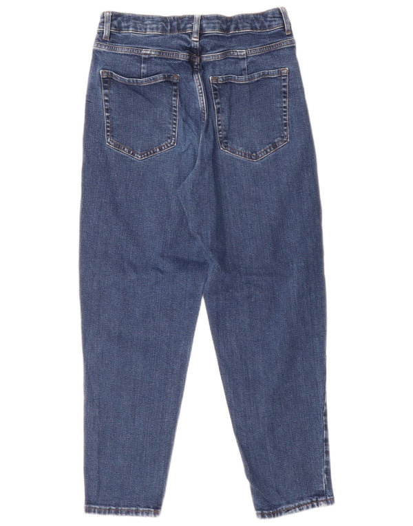 Marks & Spencer Blugi Mom Tapered Tapered pentru femei Marea Britanie 10 Mici W28 L26 Albastru