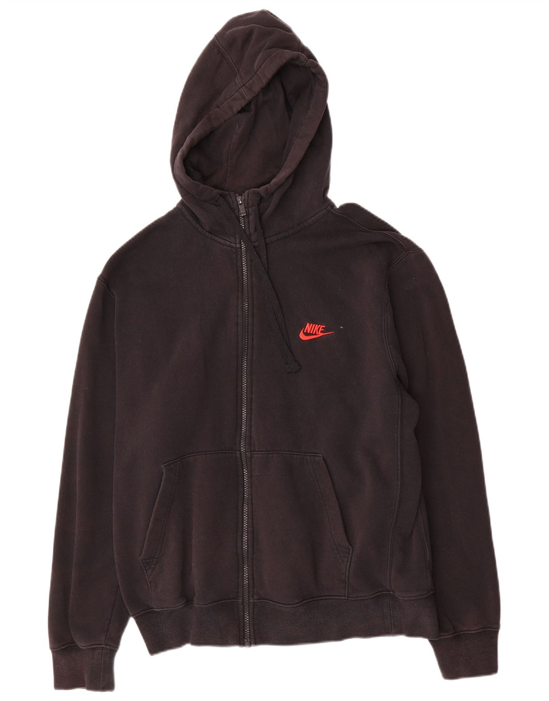 Pulover Nike pentru bărbați, cu fermoar, mic negru