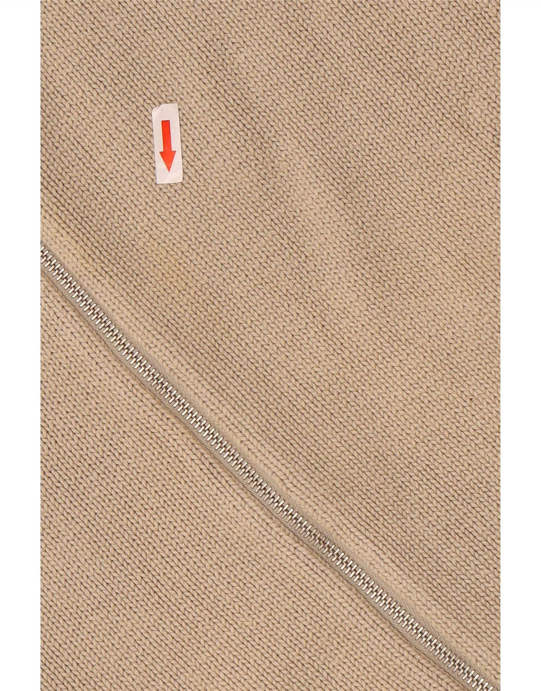 Pulover cardigan cu fermoar complet Levi's, bumbac XL, bej