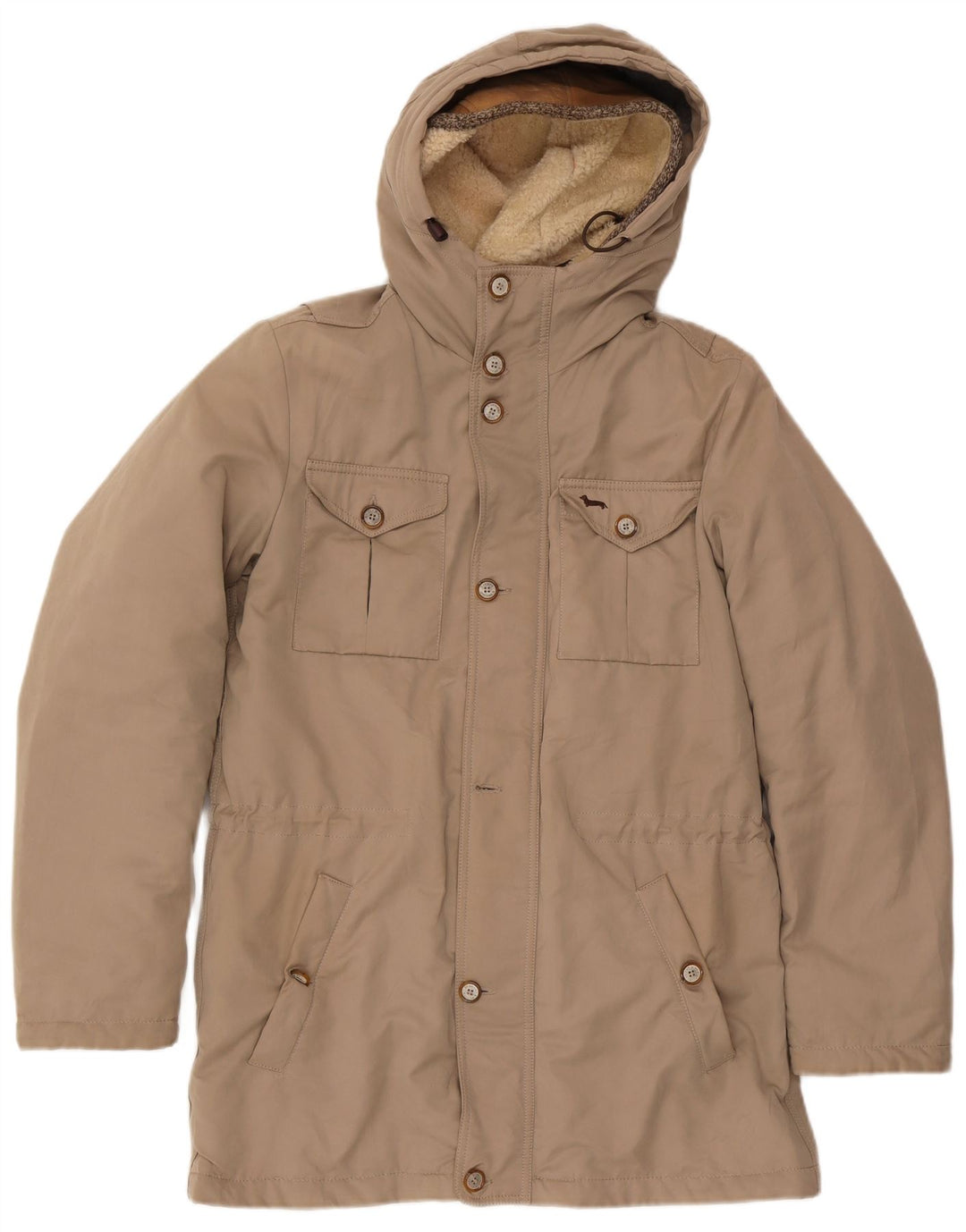 Jachetă parka cu glugă pentru bărbați Harmont & Blaine UK 40 mare bej