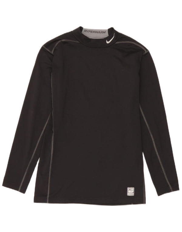 Top pentru bărbați Nike cu mânecă lungă, mare, negru, poliester
