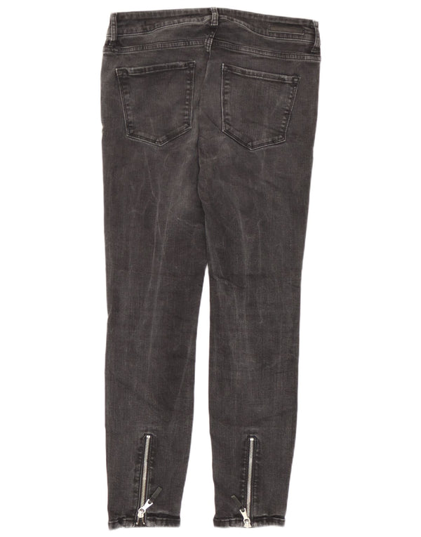 Blugi skinny dama Zara EU 40 Medium W30 L26 Bumbac gri