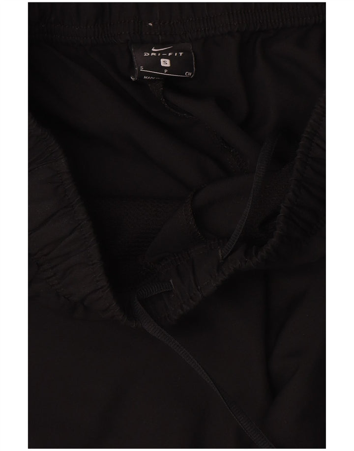 Pantaloni de trening NIKE Dri Fit pentru femei UK 8 Poliester negru mic