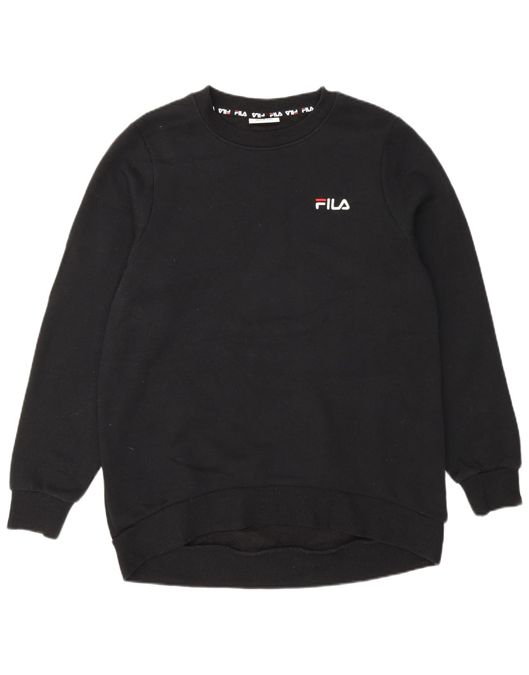 Pulover Fila Femei Pulover UK 10 Mic Negru Bumbac