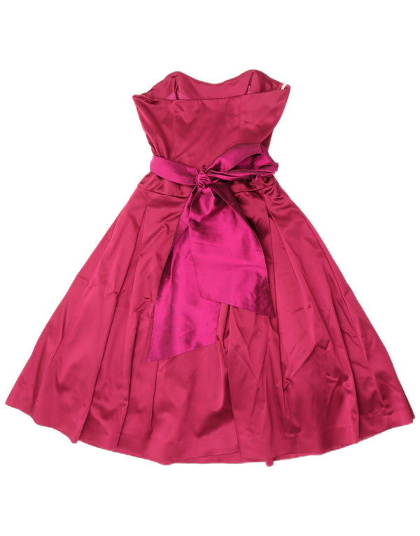 Coast Womens Straples Dress UK 8 Small Pink Poliamidă