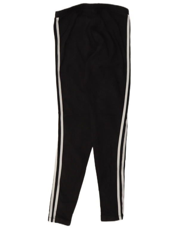 Leggings pentru femei Adidas UK 10 mic bumbac negru