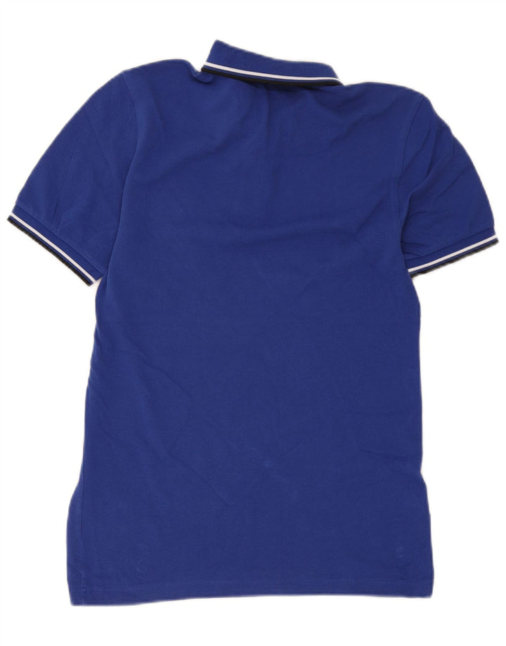 Cămașă polo Fred Perry pentru bărbați din bumbac albastru mic