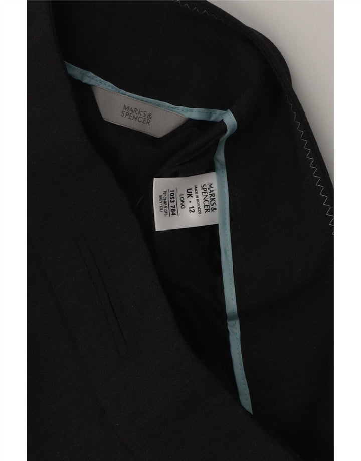Pantaloni de costum bootcut pentru femei Marks & Spencer UK 12 Medium W32 L31 Gri