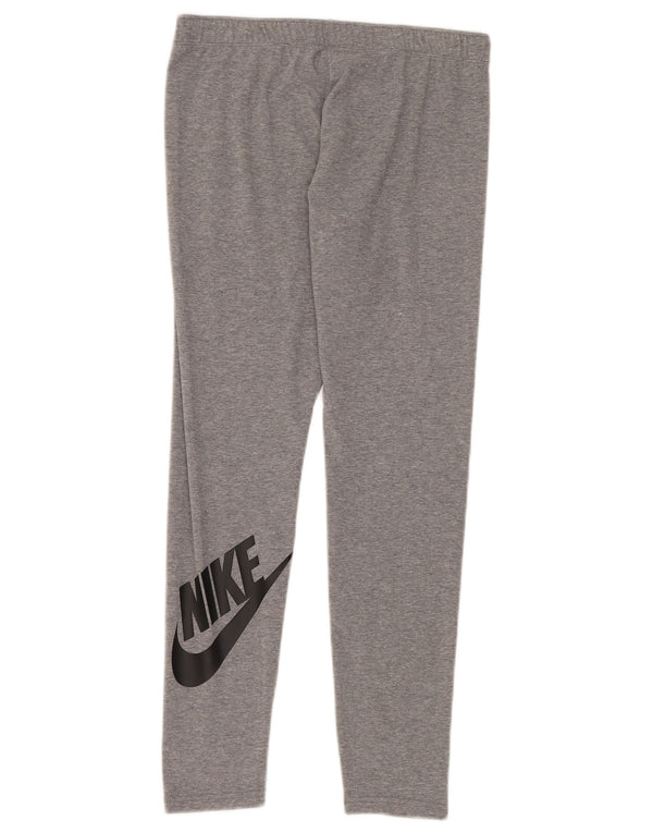 Leggings grafic Nike pentru femei UK 14, mare, gri, pete