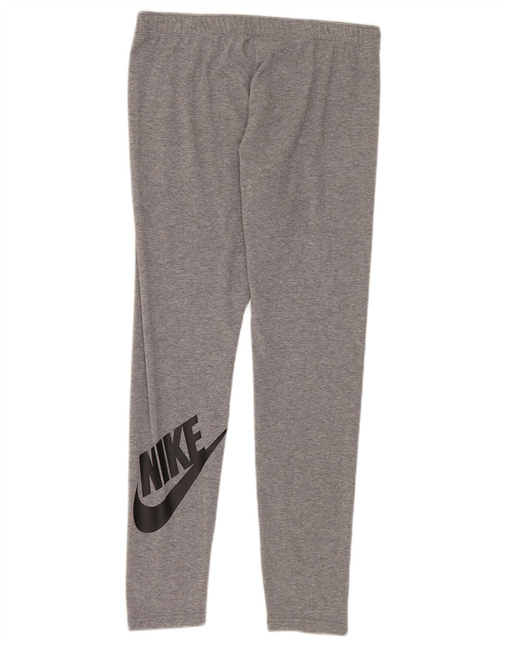 Leggings grafic Nike pentru femei UK 14, mare, gri, pete
