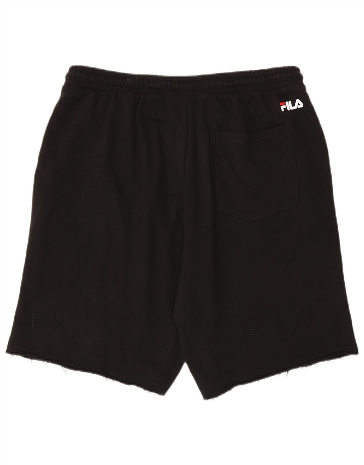 Pantaloni scurți de sport cu grafică pentru bărbați FILA 2XL, negru