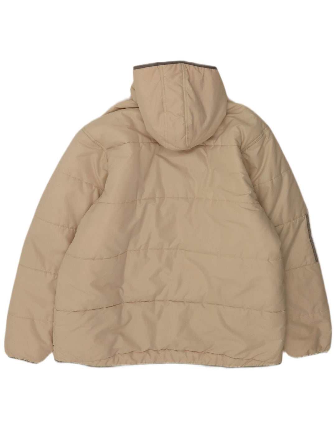 Jachetă căptușită cu glugă Adidas pentru bărbați UK 42 XL poliester bej