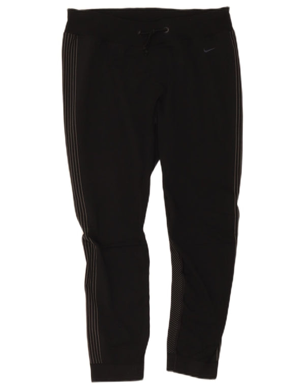 Pantaloni de trening Nike Dri Fit Capri Pantaloni de jogging UK 14 Medium Negru
