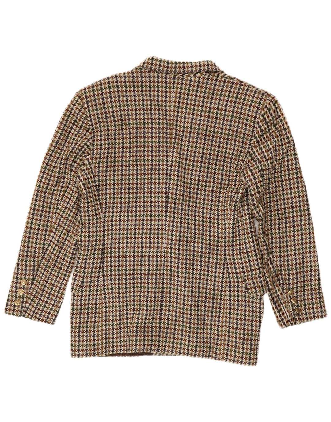 Blazer vintage pentru femei la dublu piept US 10, mare, maro, picior de gală