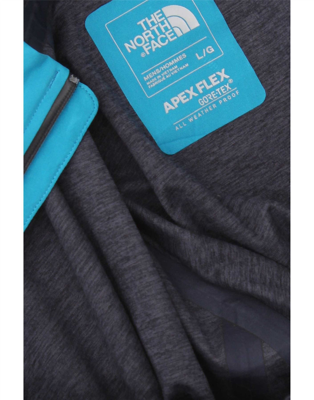 Jachetă de ploaie cu glugă pentru bărbați The North Face UK 40 Large Blue