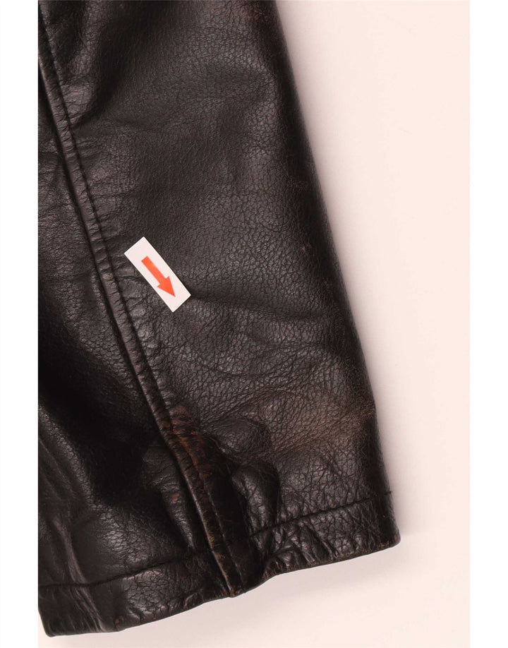 Jachetă de piele pentru bărbați Wilsons UK 38 Medium Black