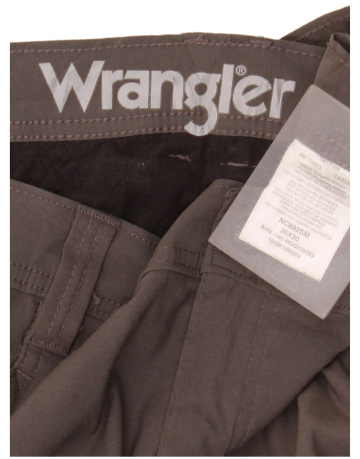Pantaloni cargo drepti pentru bărbați Wrangler W36 L30 nailon gri