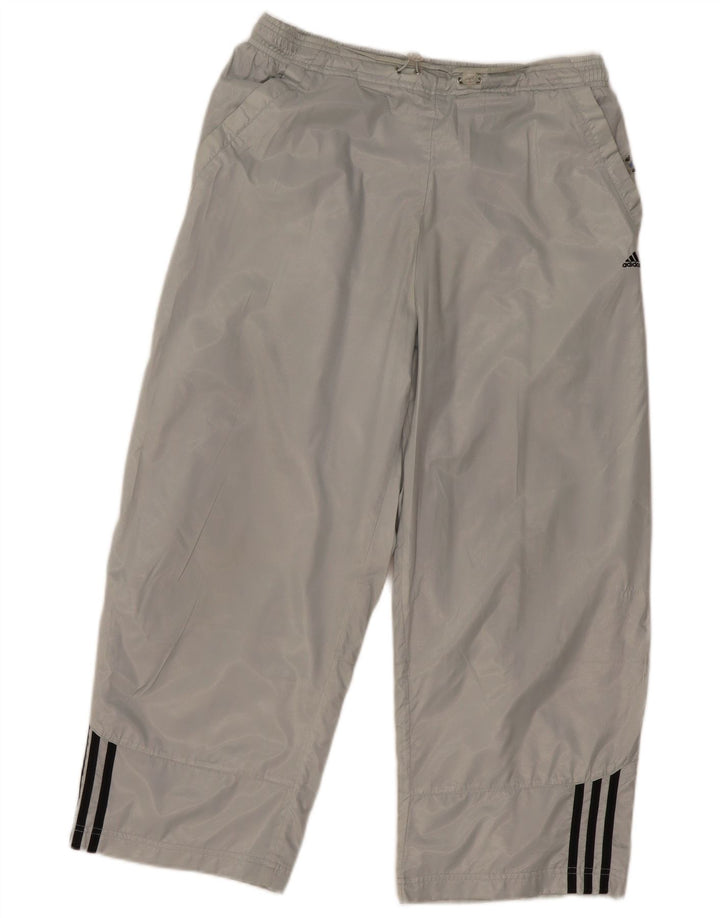 Pantaloni de trening ADIDAS pentru bărbați, mari, gri, poliester