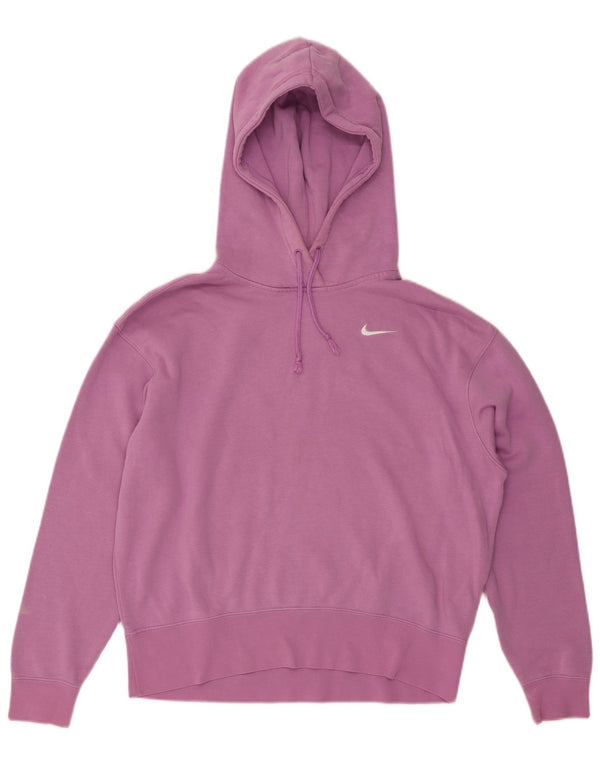 Pulover supradimensionat pentru femei Nike UK 10 Bumbac violet mic