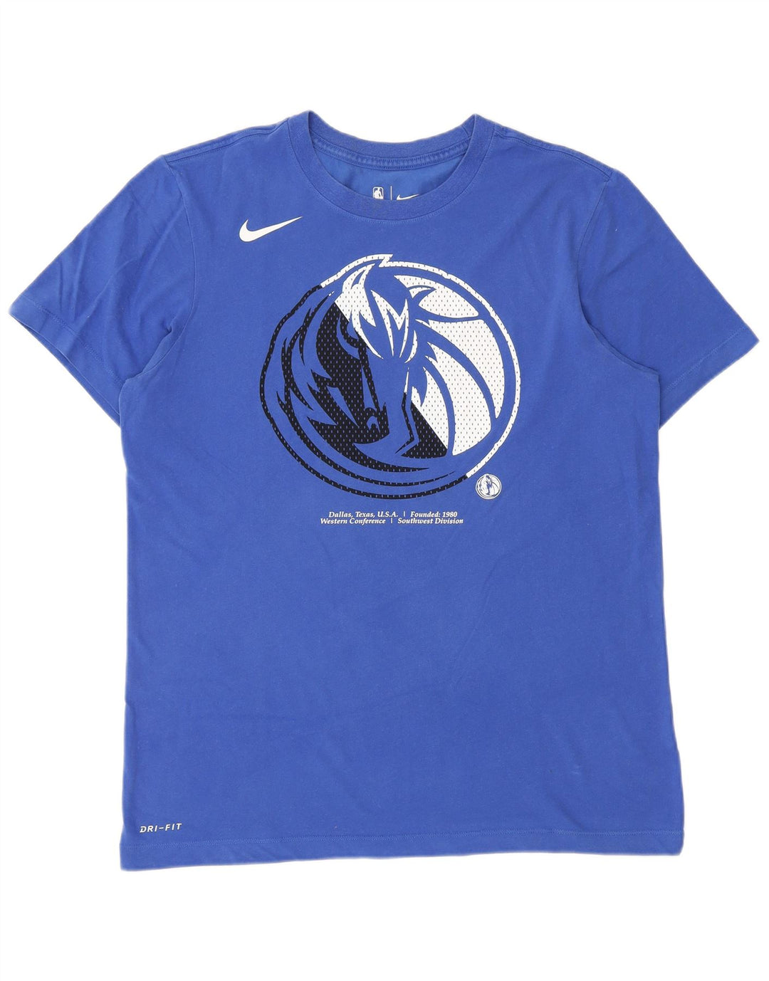 Tricou grafic NIKE pentru bărbați Dallas Mavericks Top Medium Blue