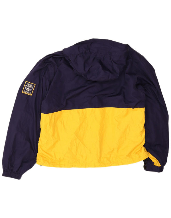 Jachetă de ploaie cu glugă pentru bărbați Timberland UK 42 XL bleumarin poliester color bloc