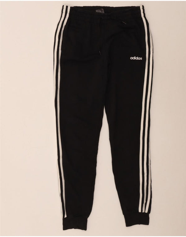 Pantaloni de trening Adidas pentru femei Joggeri UK 8/10 Bumbac negru mic