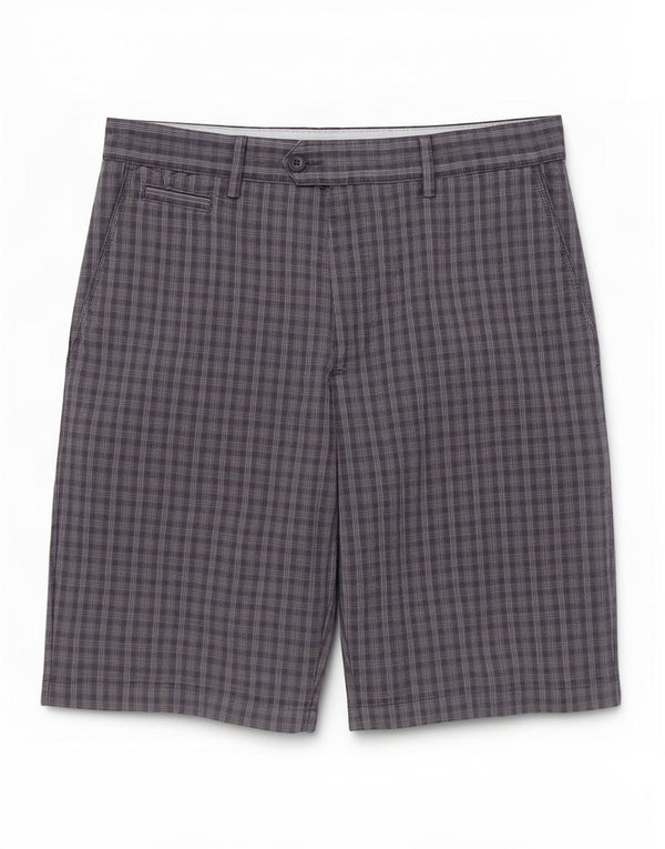 Pantaloni scurți chino pentru bărbați Marks & Spencer, Blue Harbour, W36, bumbac cu carouri mari, mari