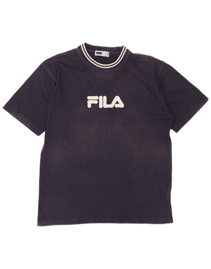 Tricou grafic FILA pentru bărbați Top IT 50 Medium Bleumarin Bumbac