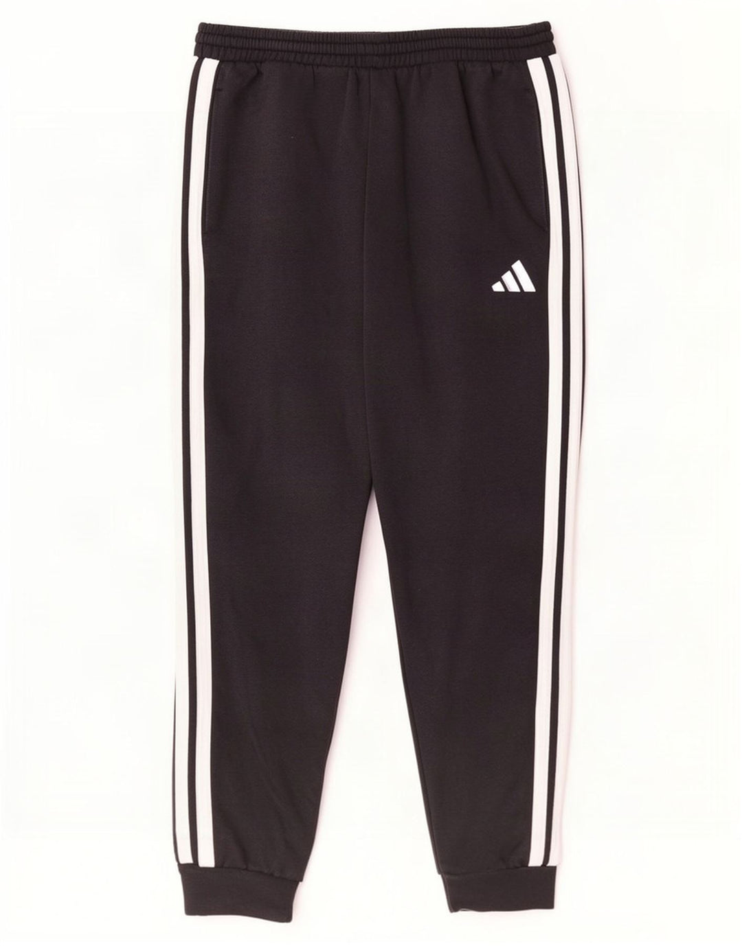 Pantaloni de trening pentru bărbați Adidas Pantaloni de jogging, bumbac mediu negru