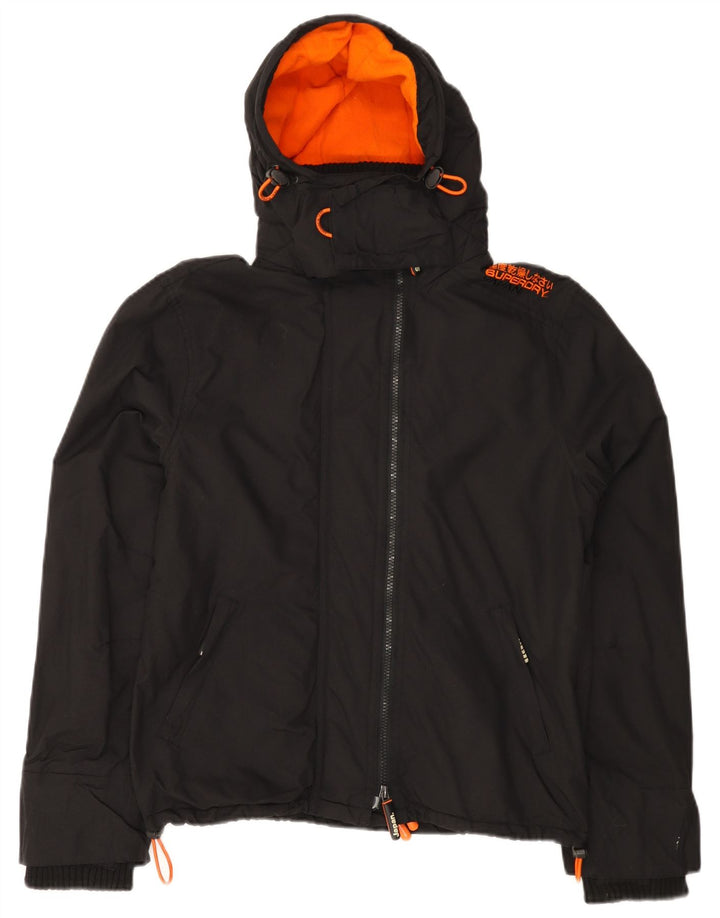 Jachetă Windbreaker pentru femei Superdry The Windcheater UK 16, mare, negru, nailon