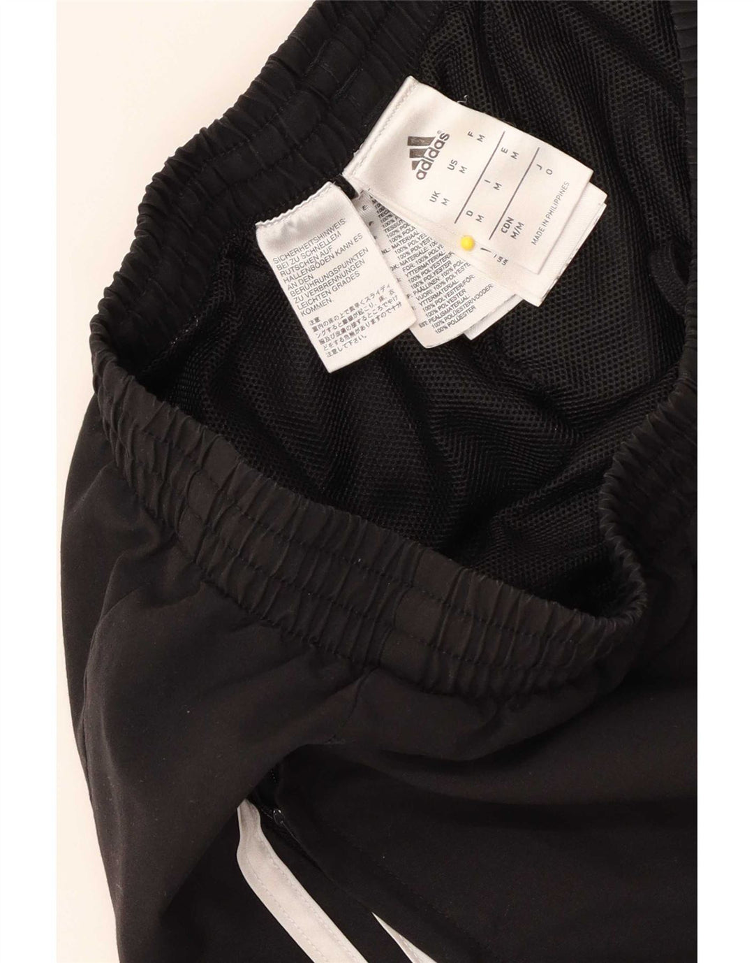 Adidas Pantaloni de trening pentru bărbați Joggeri Poliester negru mediu