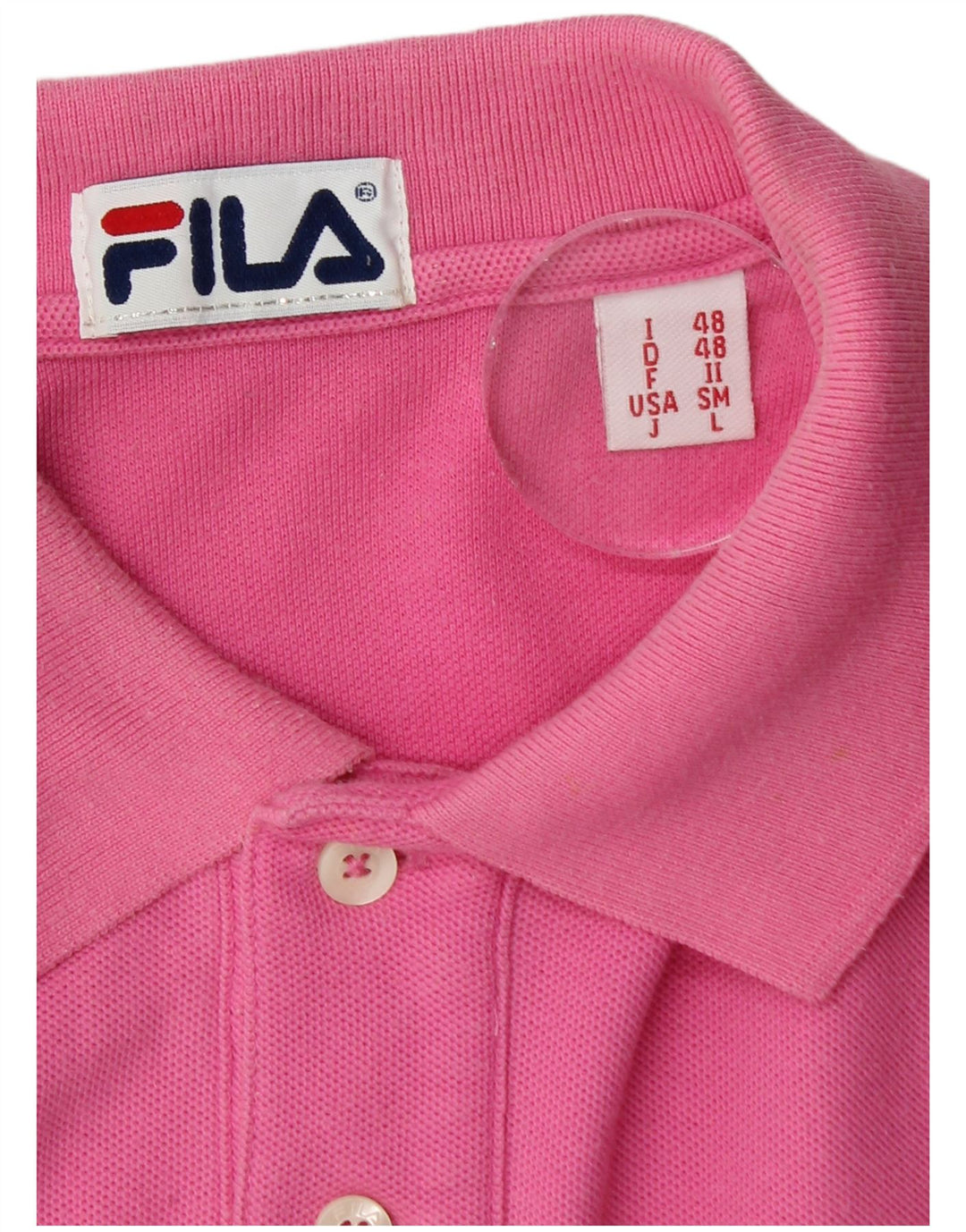 Tricou Polo Bărbați Fila IT 48 Bumbac Roz Mediu