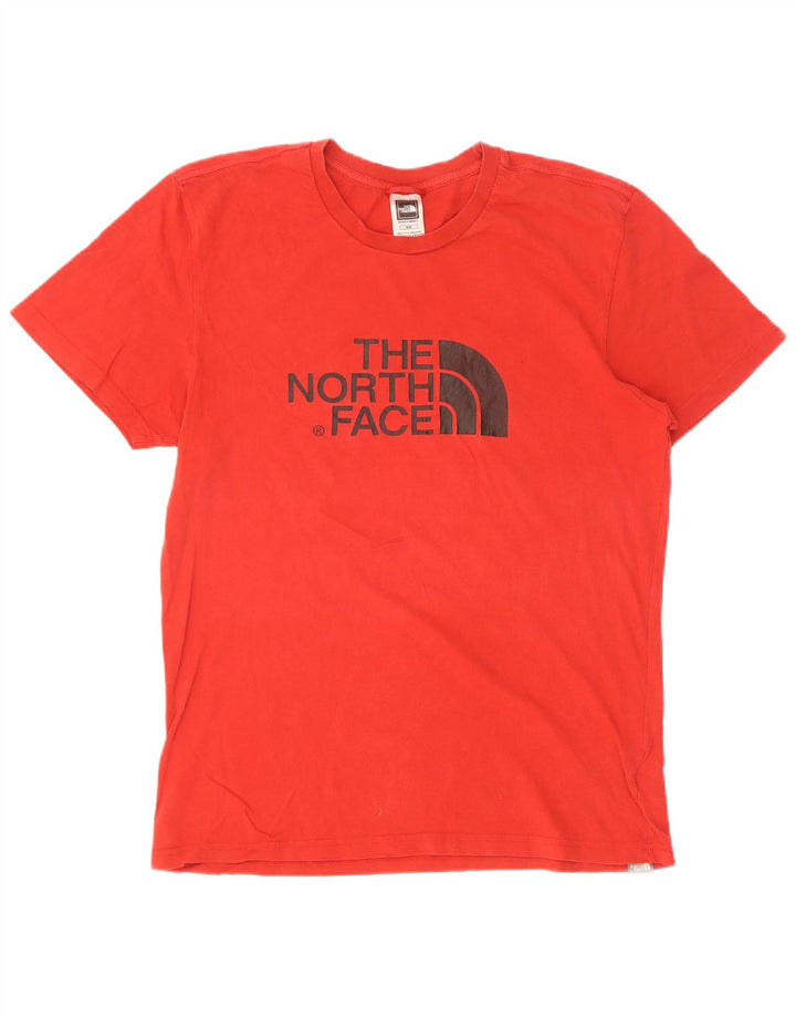 Tricou grafic pentru bărbați The North Face Top din bumbac roșu mediu
