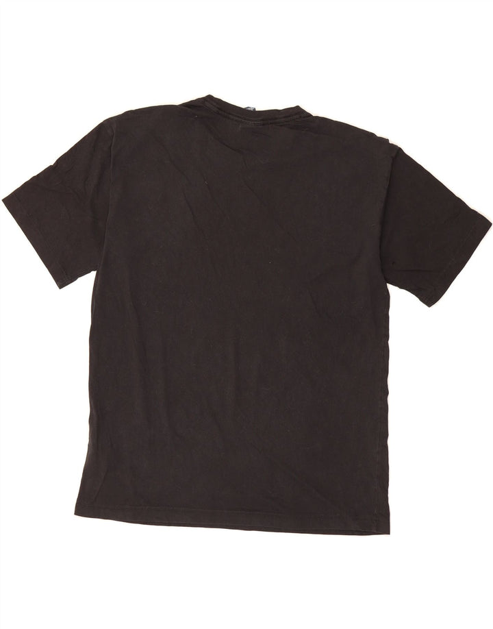 CHAMPION Mens Graphic T-Shirt Top Medium Black Cotton Vintage Champion and Second-Hand Champion from Messina Hembry 