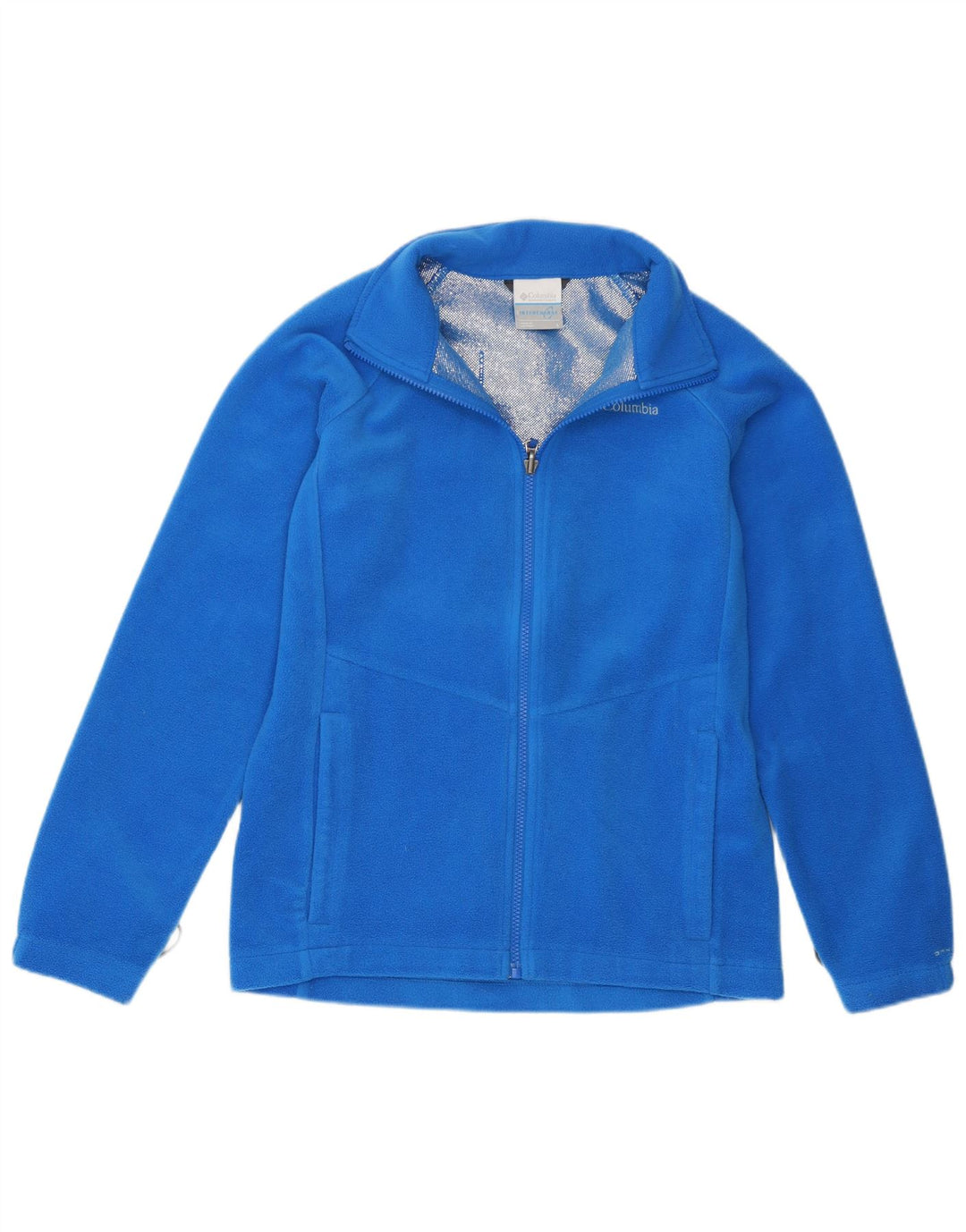 Geaca Columbia pentru fete Interchange fleece 13-14 ani mare, albastru, poliester