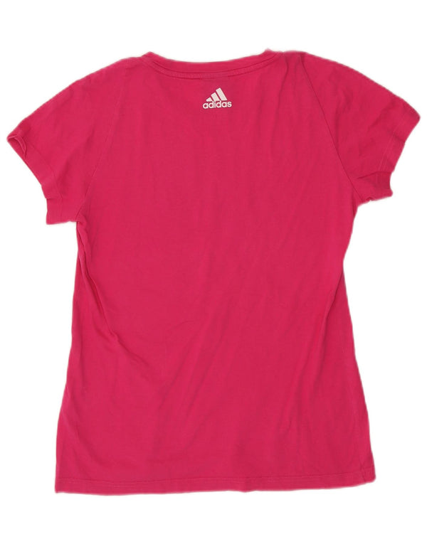 Tricou grafic Adidas pentru femei Top UK 12/14 Medium Pink