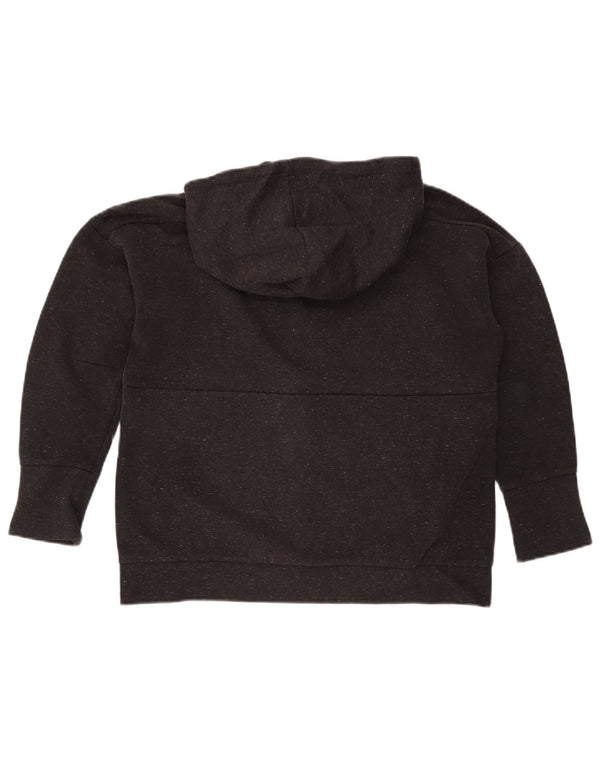Pulover Adidas Graphic Zip pentru femei Marea Britanie 12/14 Medium Gri Pete