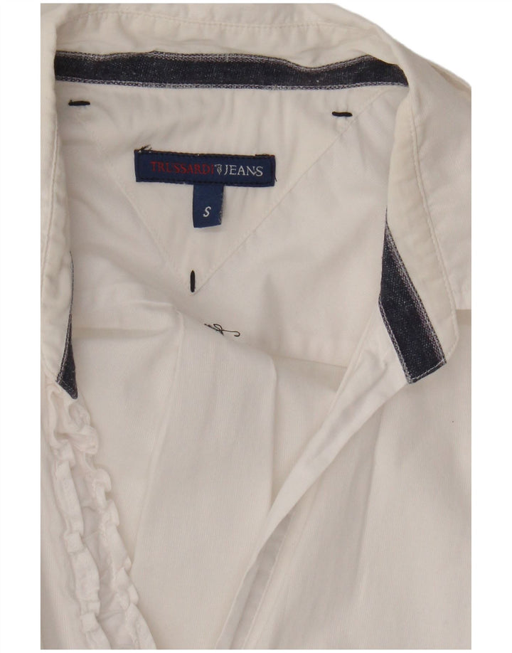 Cămașă Trussardi Jeans pentru femei UK 10 Small White