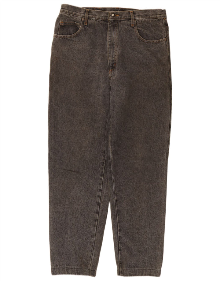 Blugi conici pentru femei VINTAGE W32 L30 gri