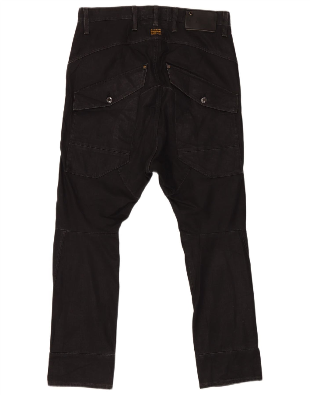 Pantaloni cargo subțiri pentru bărbați G-Star L33 L32 bumbac negru