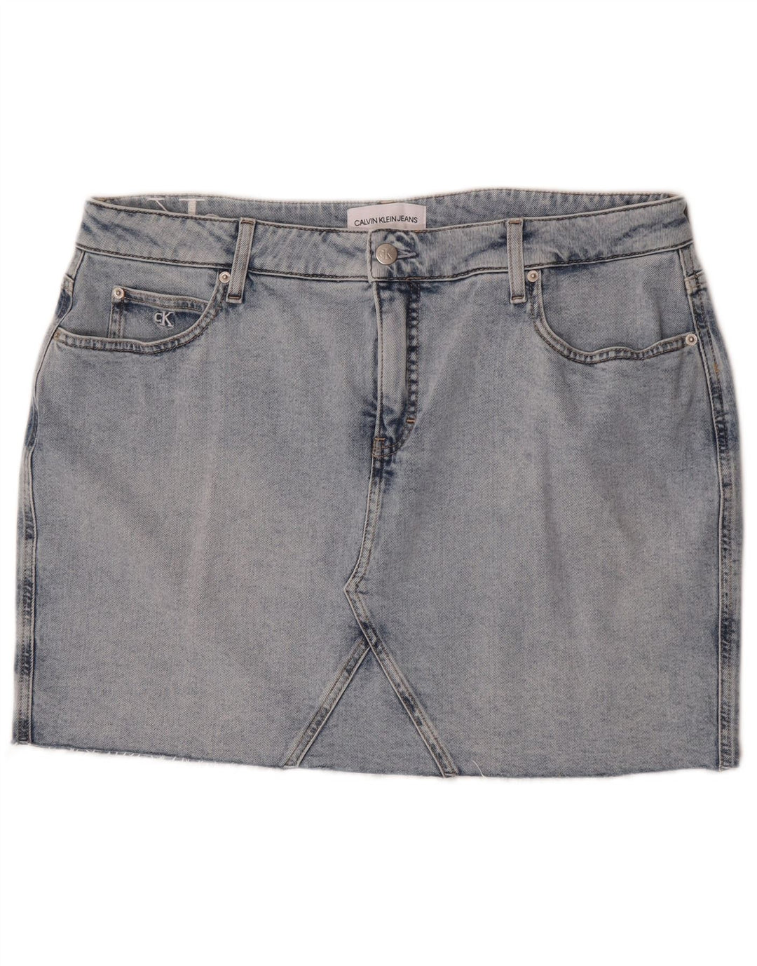 Fusta Mini Denim Calvin Klein W36 L17 Albastru