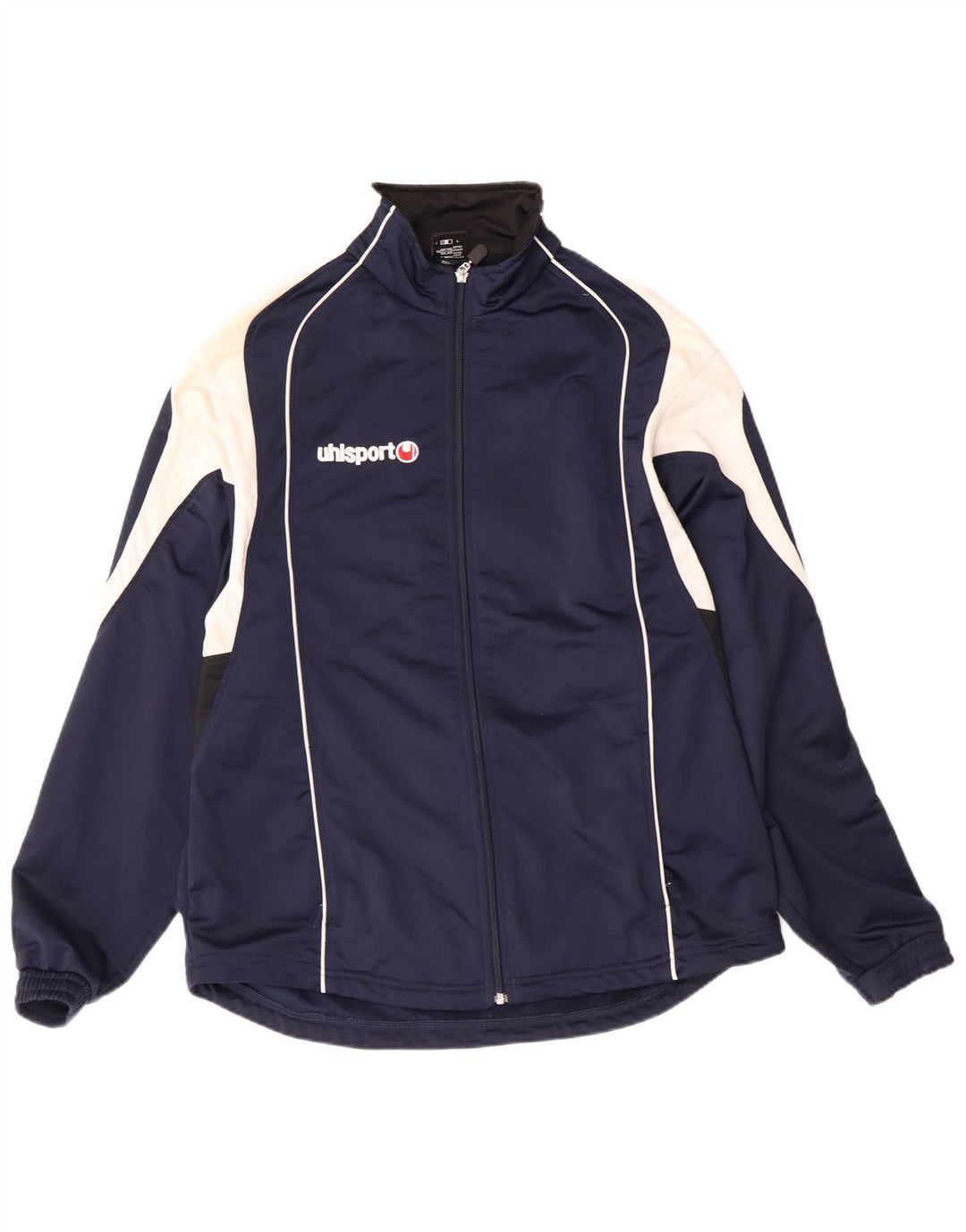Jachetă de trening pentru bărbați Uhlsport UK 38/40 Poliester mediu albastru bleumarin