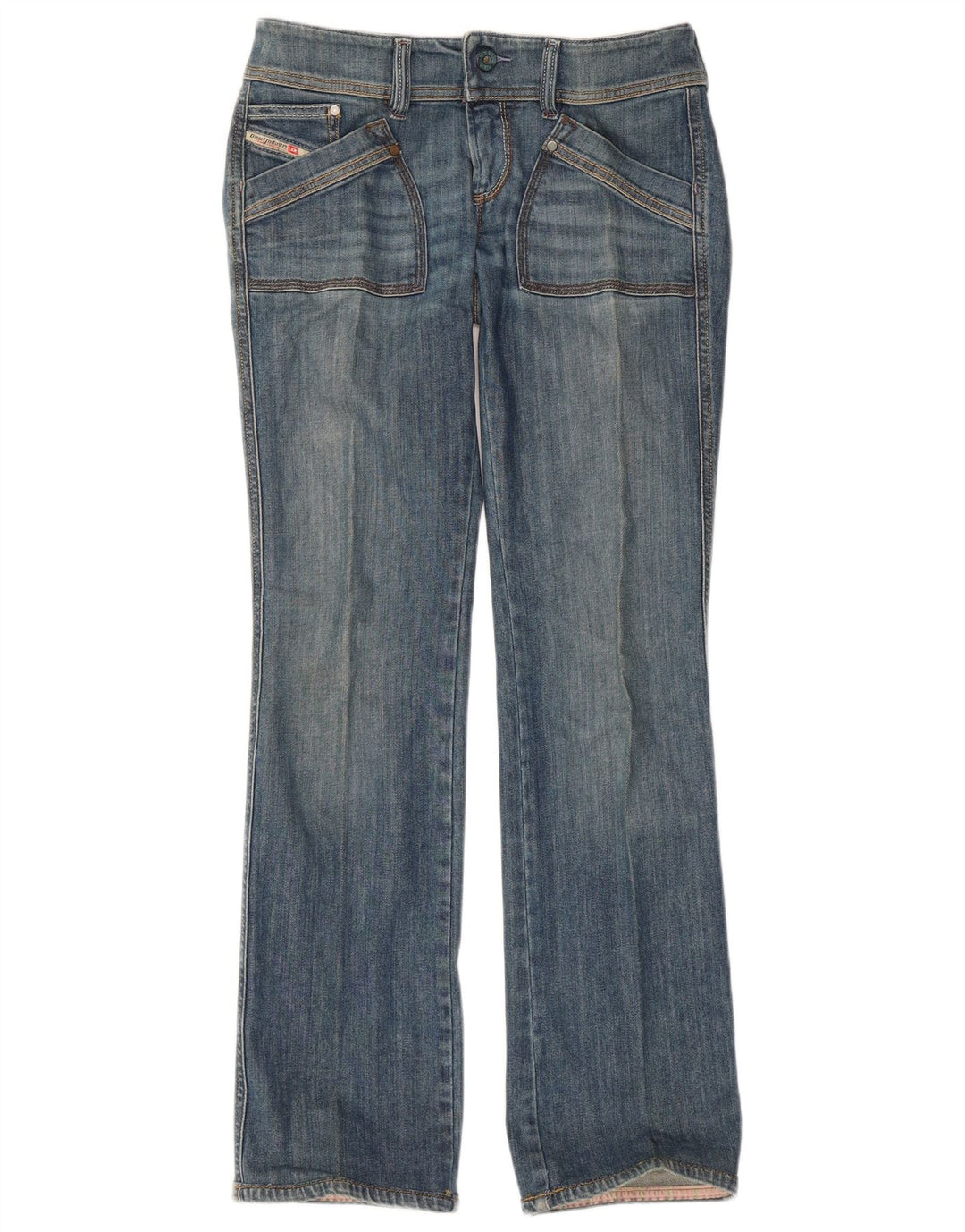 Jeans Reckfly Bootcut pentru femei Diesel W27 L32 Bumbac albastru