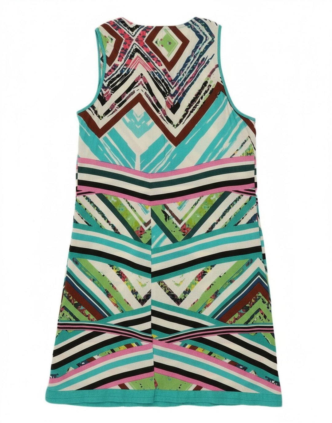 Marila Rochie Fără Mâneci pentru Femei Marea Britanie 14 Geometrică Multicoloră