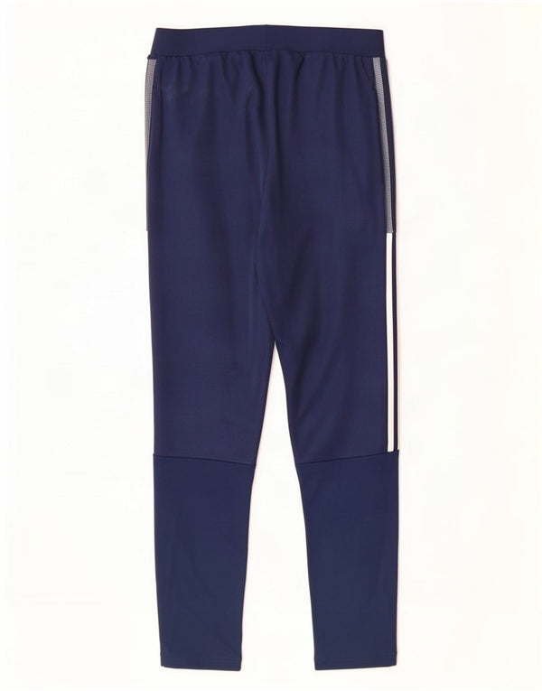 Pantaloni de trening Adidas pentru femei UK 10 Poliester bleumarin mic